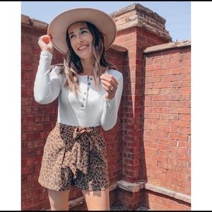 NWT! Leopard print shorts 🐆